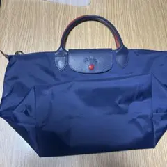 Longchamp ネイビー トートバック　プリアージュ