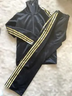 美品 アディダス クリマライト ブラックロゴ トラックジャケット ジャージ L
