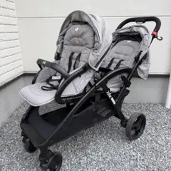 Joie ジョイー 二人乗りベビーカー エヴァライトデュオ　グレーのサムネイル