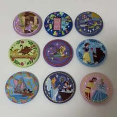 【バラ売り可】Disney ディズニー 刺繍缶バッチ 9個セット