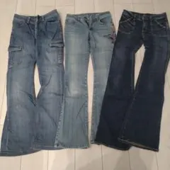 ediconscious jeansなど　デニム 3点セット