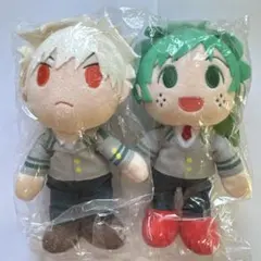 緑谷出久・爆豪勝己 ポージングぬいぐるみ　2個セット