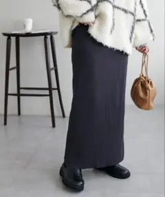 discoat リブカットナロースカート