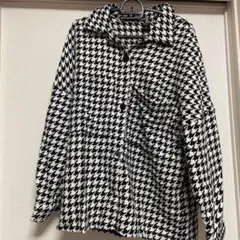 千鳥柄レディースコート