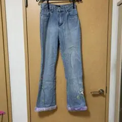 刺繍入りライトブルーデニムパンツ
GAP女児16