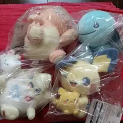 【新品・未使用】ぬいぐるみ Little Daydream ポケモン　4点セット
