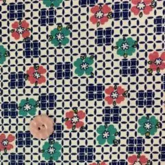 ヴィンテージフィードサック1/8サイズf413