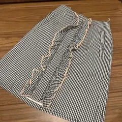 美品 ヌメロ チェック スカートのサムネイル