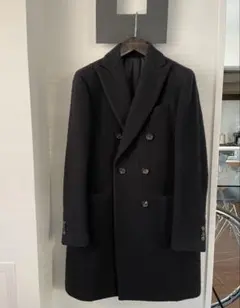 <美品>TAGLIATORE×ブリッラ ANSELブラック チェスターコート42 美品>TAGLIATORE×ブリッラ ANSELブラック チェスターコート42 - メルカリ