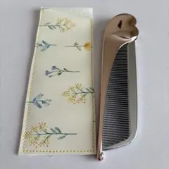 ReFa ハートコームケース アイラ フェイクレザー 花柄 黄色 ⑤