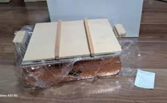 未使用 箱付 ステンレス 銅製品 角型 レトロ おでん鍋 木製蓋付き 仕切り 鍋のサムネイル
