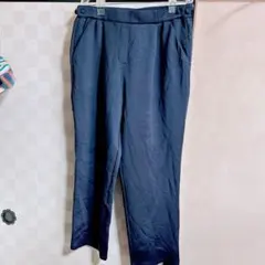 ❣️送料無料❣️ ネイビー カジュアルパンツ ゴム入りウエスト Lサイズ