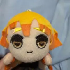 我妻善逸　鬼滅の刃　キーホルダー　ぬいぐるみ　寝そべり