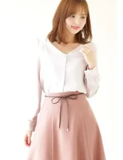 フロントビジュー調ブラウス PROPORTION BODY DRESSINGのサムネイル