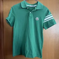 美品 MONCLER 本物保証 JPタグ ダークグリーン ポロシャツ L - メルカリ