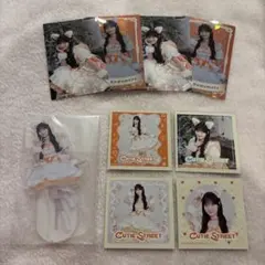 CUTIE STREET 川本笑瑠 一番くじ 刺繍クリップ、アクスタ、ステッカー
