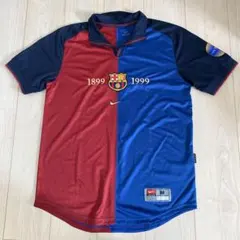 激レア　NIKE FCバルセロナ100年記念ユニフォーム　赤青　XLサイズ バルセロナ NIKE ユニフォームショップ 100周年モデル Barcelona