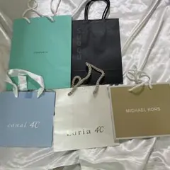 ティファニー SUQQU スック 4°Cマイケルコース ショッパー 紙袋まとめ