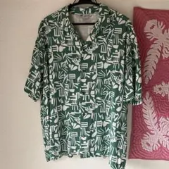 ニコアンド　レーヨンアロハシャツ　L