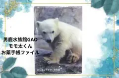 男鹿水族館GAO ホッキョクグマ モモ太 お薬手帳用ファイル　新品未使用未開封品