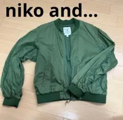 niko and... MA-1ジャケット オリーブグリーン SPIRKOMAB