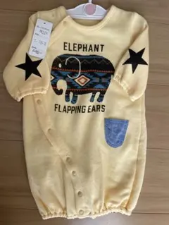 象さんロンパース 50-60cm 新品未使用タグ付き