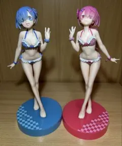 リゼロ　レム・ラム　ビキニ　フィギュアセット