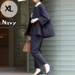 パンツスーツ セットアップ 卒業式 入学式 レディース ネイビー フォーマル