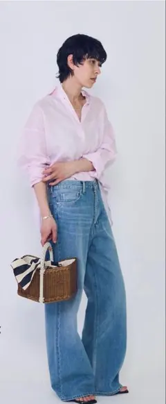 美品☆1er arrondissementリネンシャツのサムネイル