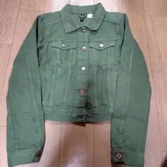 【大特価】H&M オリーブグリーン デニムジャケット