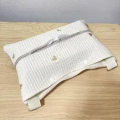 【ハート刺繍ヌビ】ショルダー　ティッシュケース お散歩バッグ 保育士バッグ