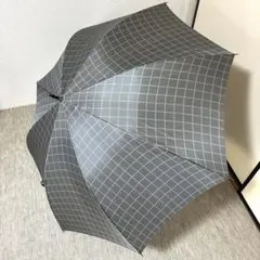 pierre cardin 雨傘 長傘 グレー チェック柄　メンズのサムネイル