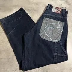SOUTHPOLE Denim buggy 90s バギーデニム 刺繍 - メルカリ