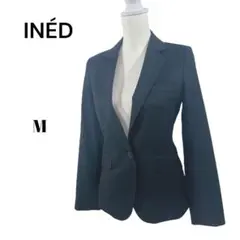 INÉD レディース　テーラードジャケット　ウール　フォーマル【M】ブラック