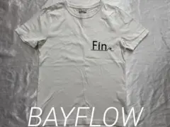 【BAYFLOW】ベイフロー　ホワイトTシャツ　白Tシャツ　シンプルのサムネイル