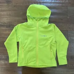 mont-bell トレールアクションパーカー Kid's 120 蛍光イエロー