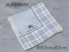 BURBERRY チェック柄スカーフ 約57cm×57cm