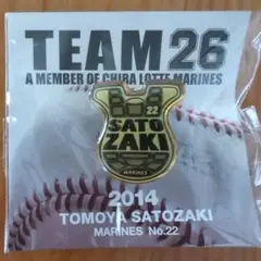 千葉ロッテマリーンズ ピンバッジ TEAM26 20th - メルカリ