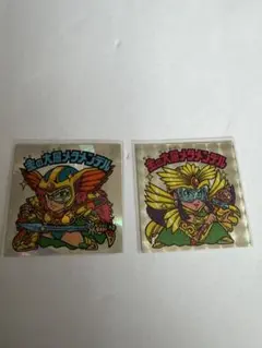 旧ビックリマンシール第27弾　金の大層メタメンデル 2枚セット