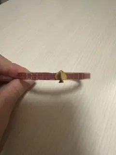 kate spade NEW YROK ピンクバングル ハート型留め具付き