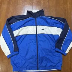 NIKE 90s 銀タグ ナイロンジャケットドローコード有短丈身幅広め
