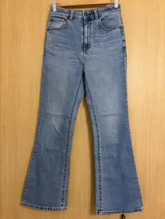 【美品】GU ジーユー フレアジーンズ（丈標準72〜76cm） Mサイズ