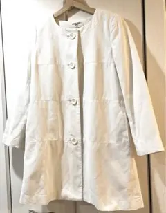 ノーカラーコート フォーマル