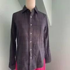 SERO シャツ　【セロ】ブラックウォッチサイズMのサムネイル