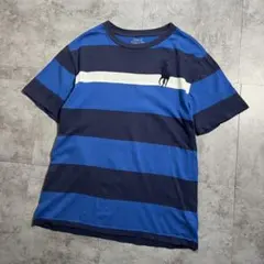 ポロ ラルフローレン ボーダー Tシャツ 160 刺繍 ビッグポニー POLO