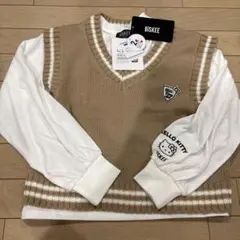 BISKEEハローキティベスト＆Tシャツセット150