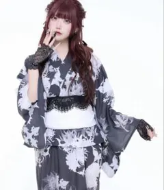 【新品未使用】REFLEM レフレム 総柄浴衣SET ブラック パープル 新品未使用】REFLEM レフレム 総柄浴衣SET ブラック パープル - メルカリ