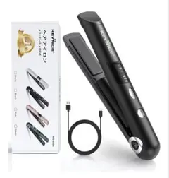 コードレス ストレートヘアアイロン ブラック