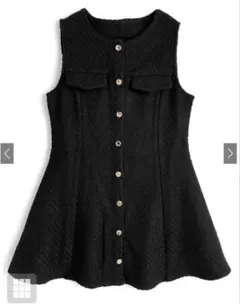 グレイル　ツイードノースリーフレアミニワンピース[ai214]