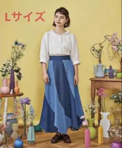 POPPY マーガレットデニムスカート L - メルカリ